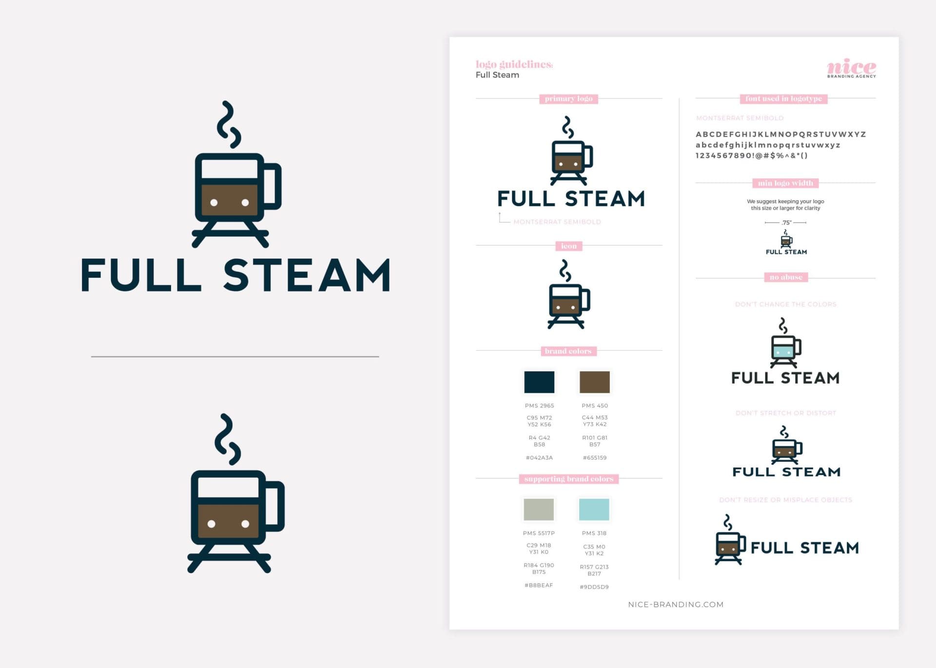 Full Steam Logo Logo Guide