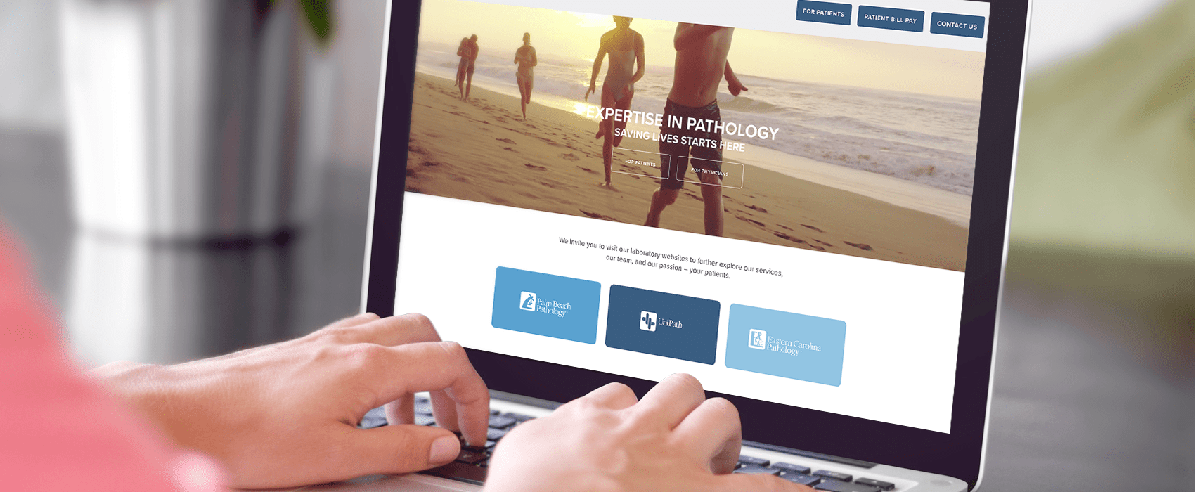 medical website development project