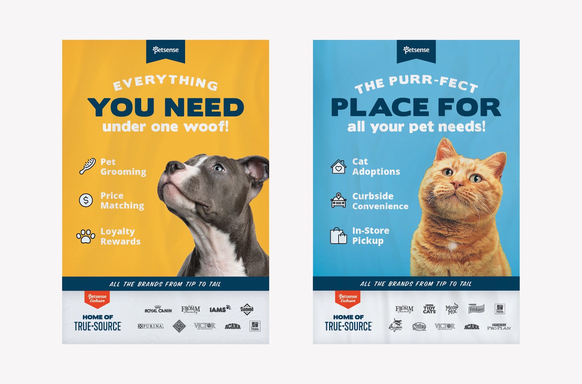 pet retail marketing poster