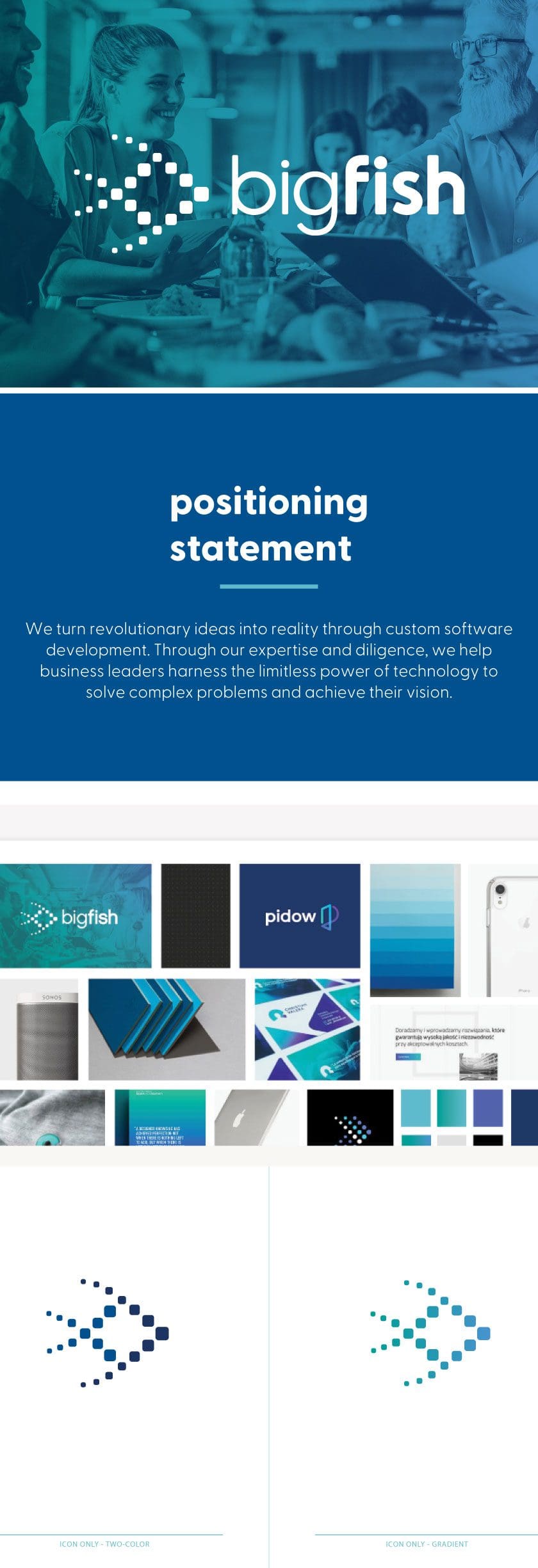 big fish - nice site branding image set