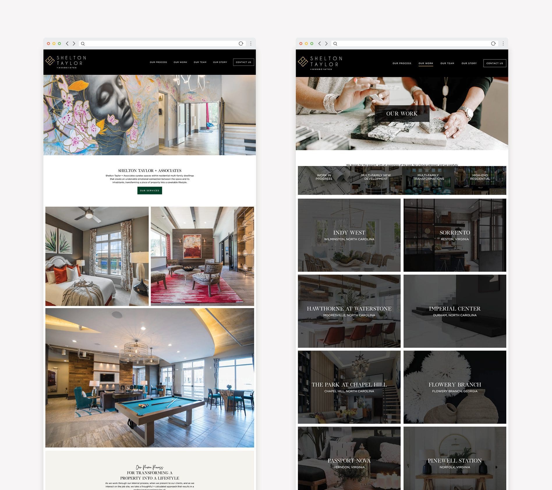 business website development nashville, After Website Redesign for Shelton Taylor site