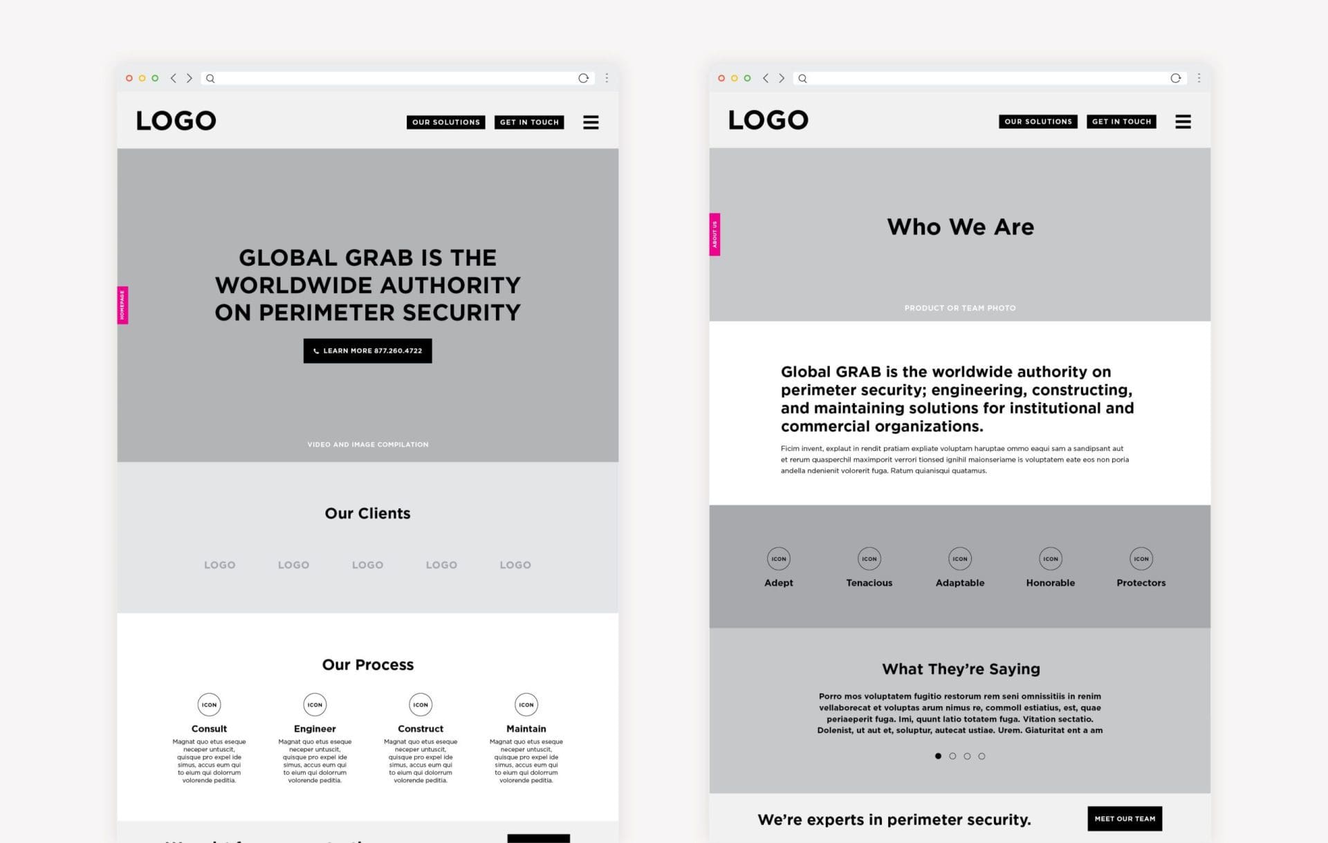 corporate website design