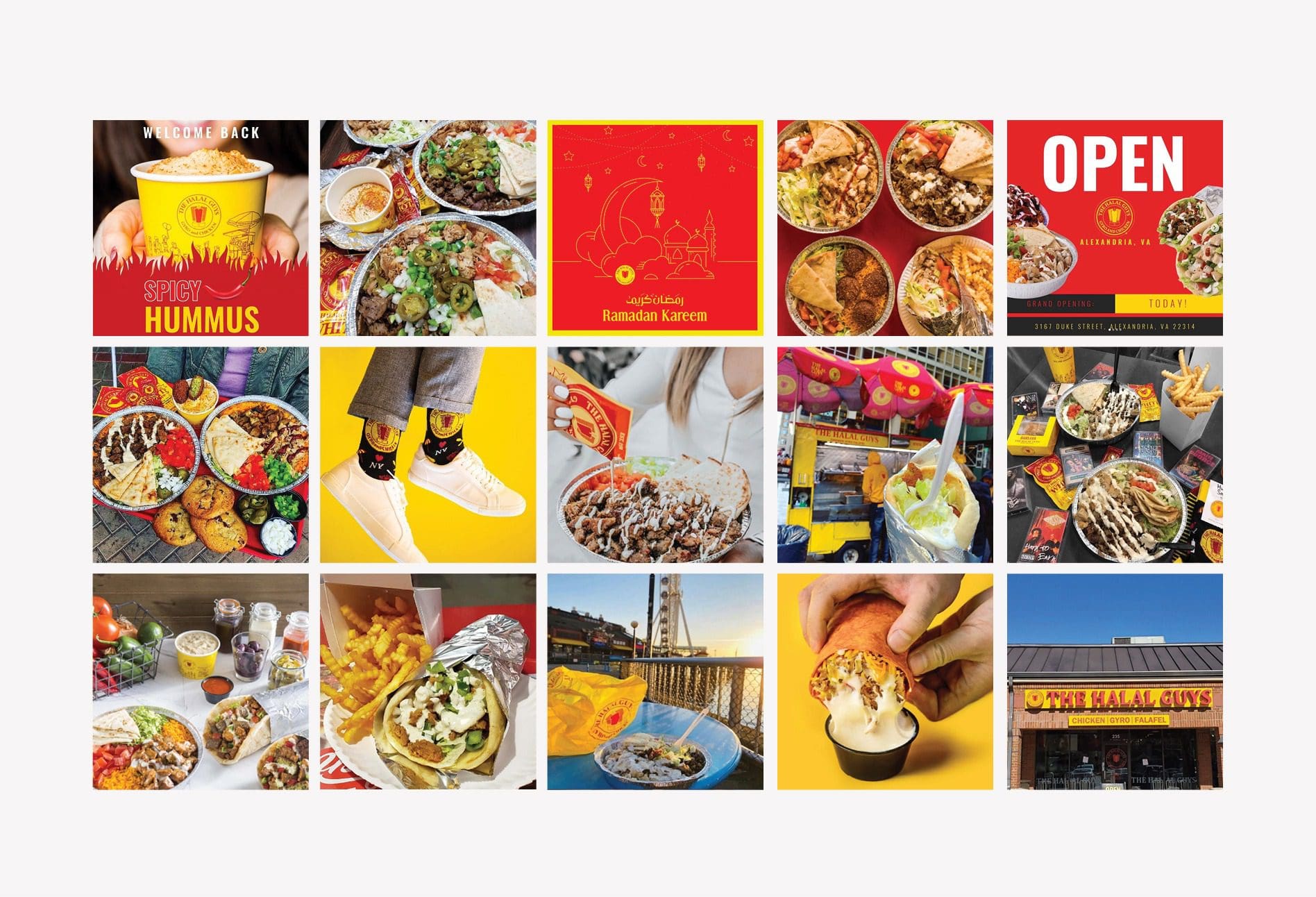 the halal guys social media posts