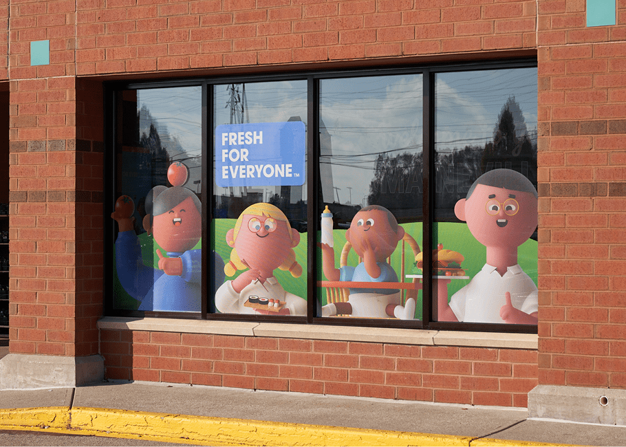 kroger exterior design branding