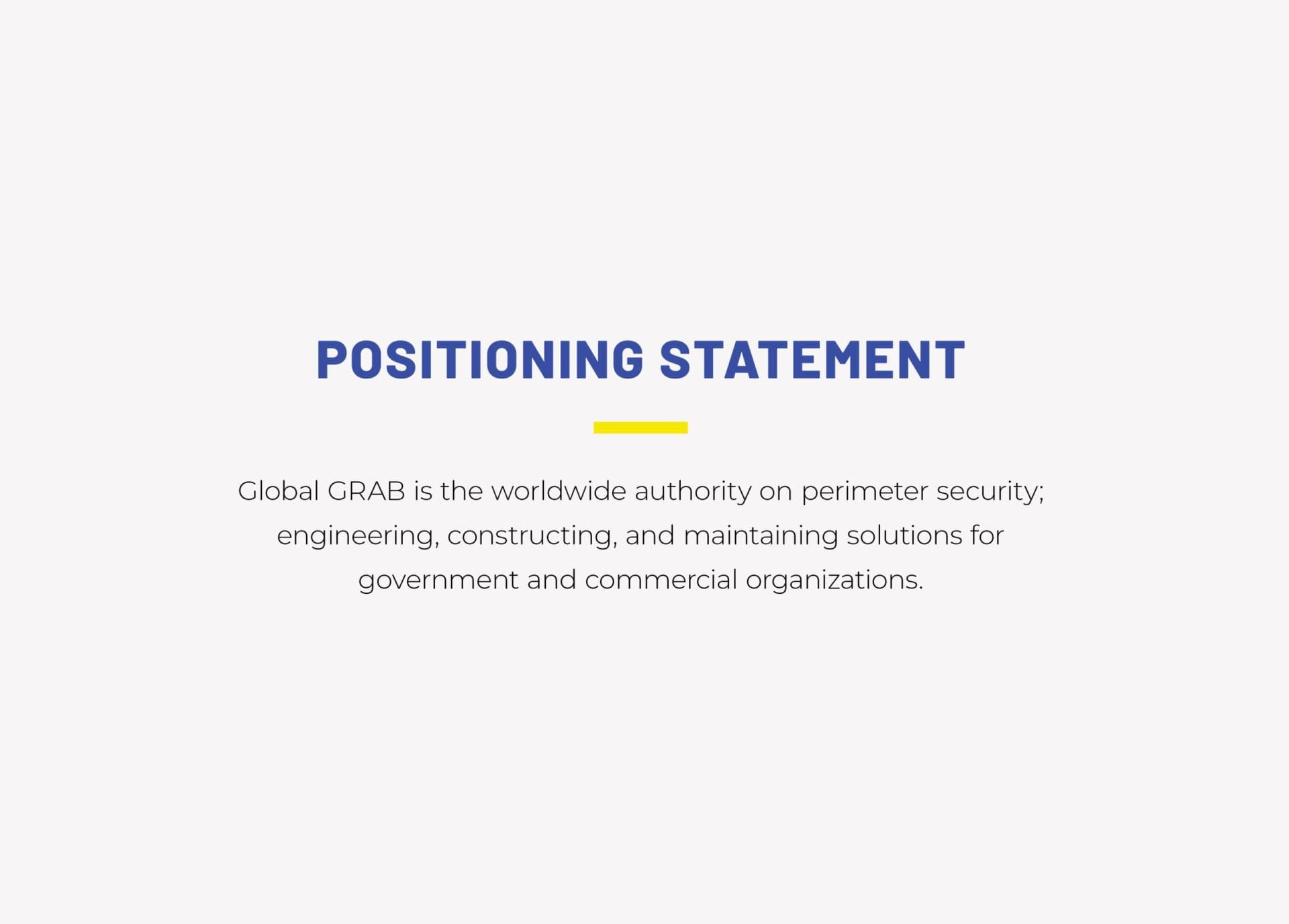 corporate brand positioning statement