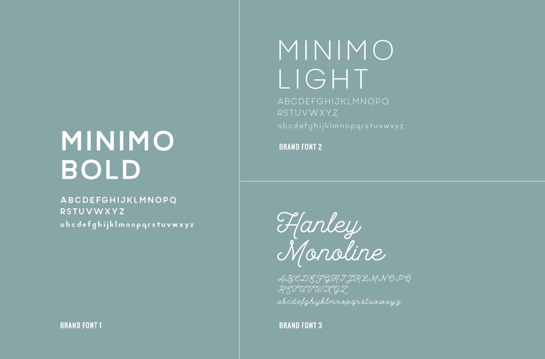 Nashville branding services - fonts