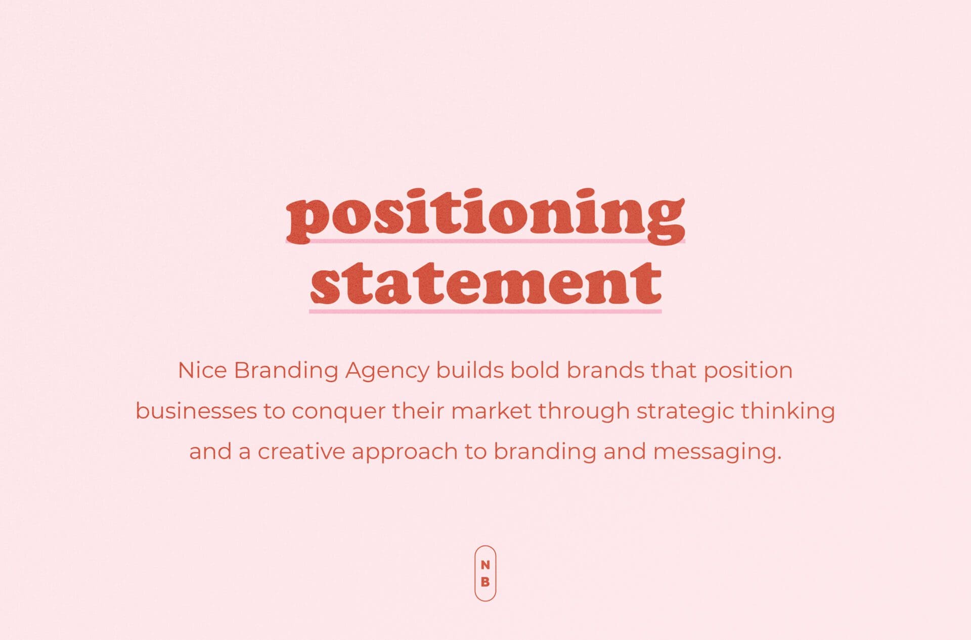Branding positioning statement for ROI blog