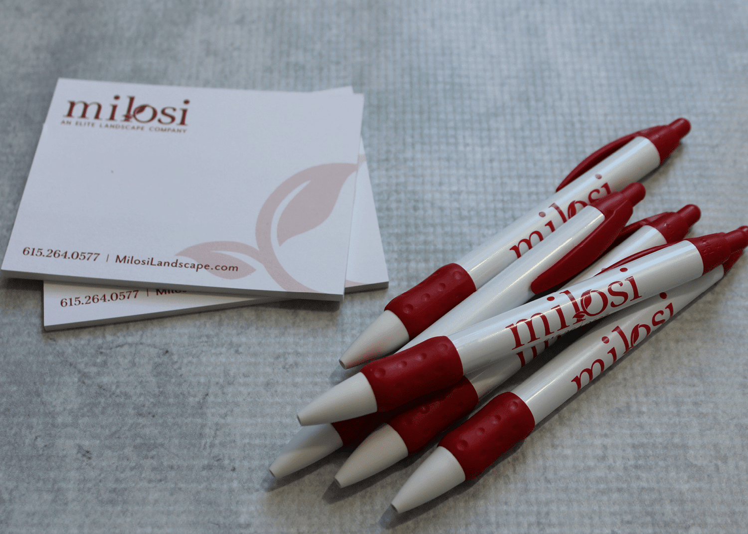 notepad pens merch design