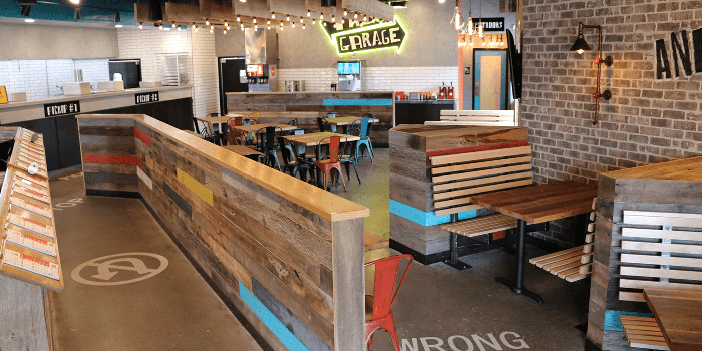 restaurant interior branding