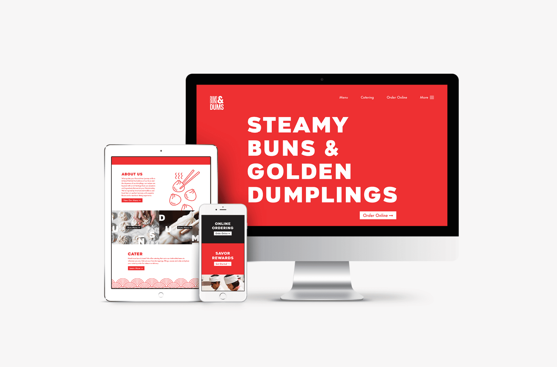 restaurant responsive website design