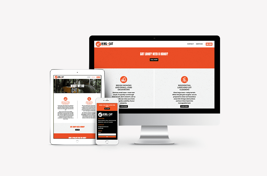 construction website design