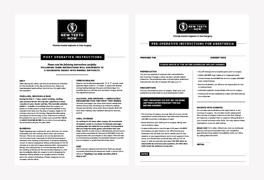 oral surgery branding