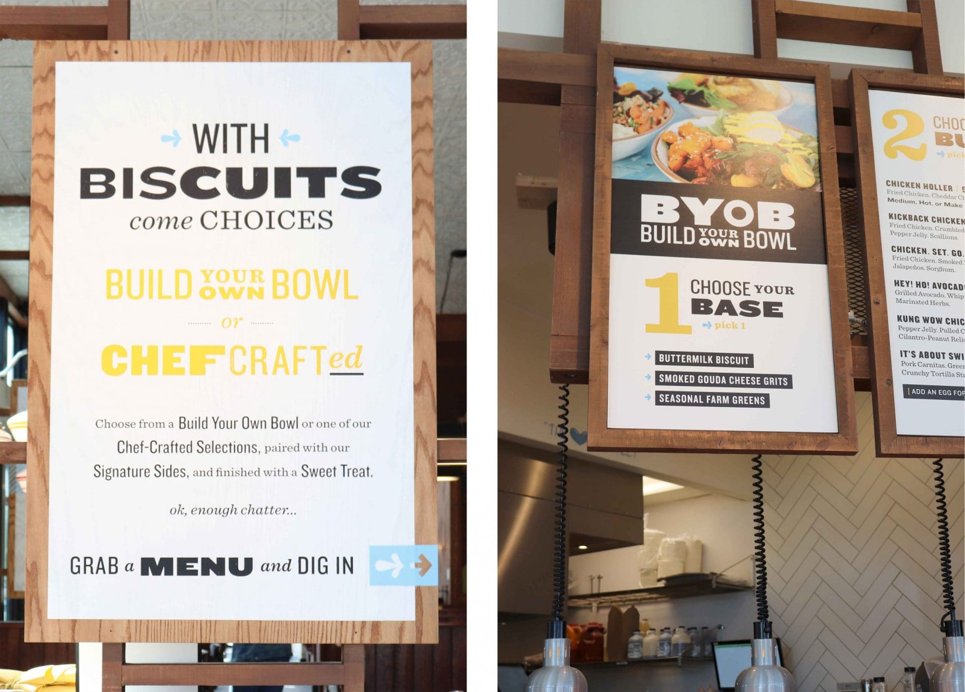 restaurant menu board design