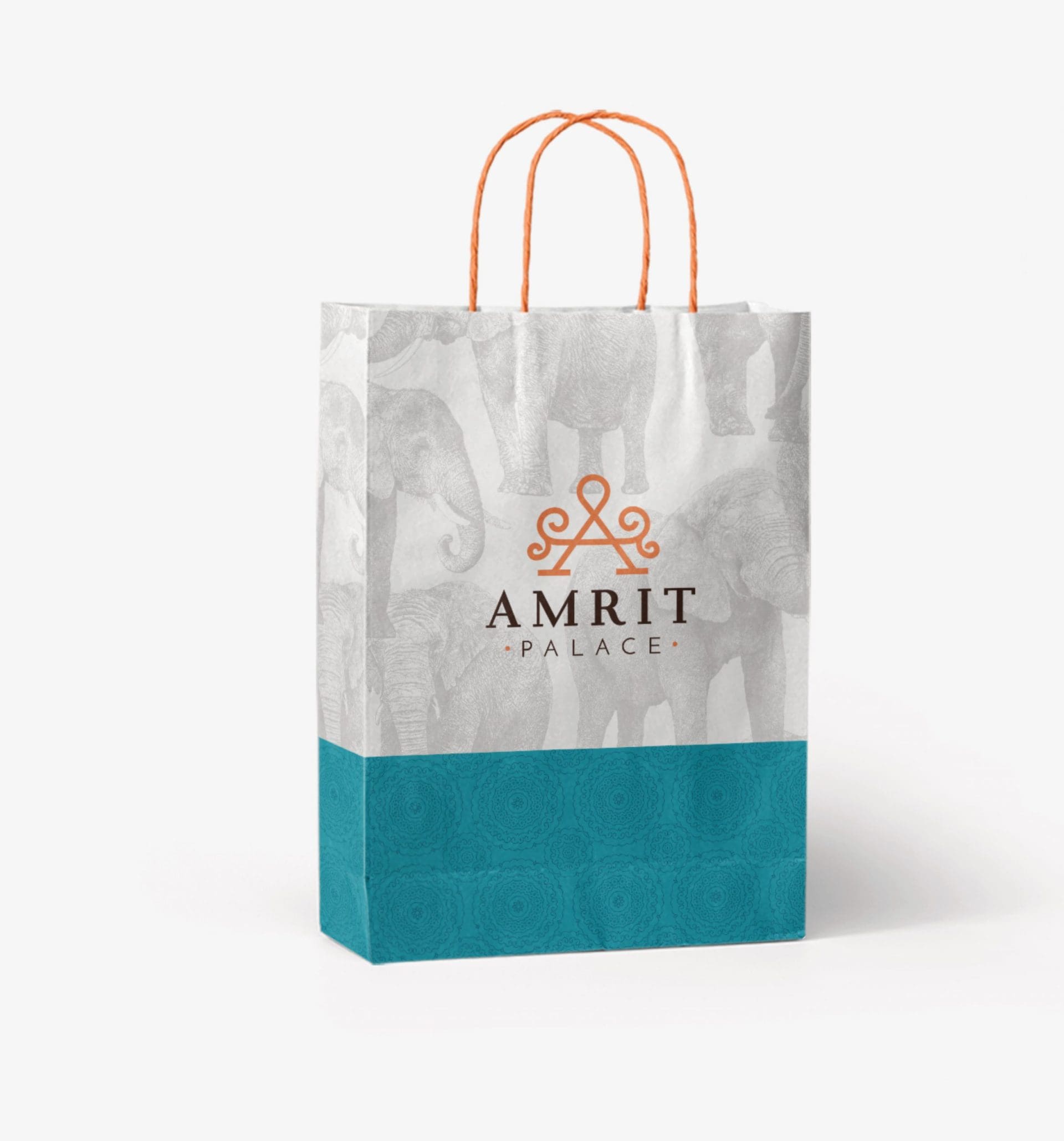 restaurant to go bag design