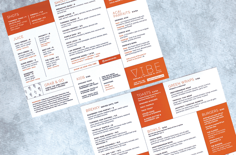 juice restaurant branding