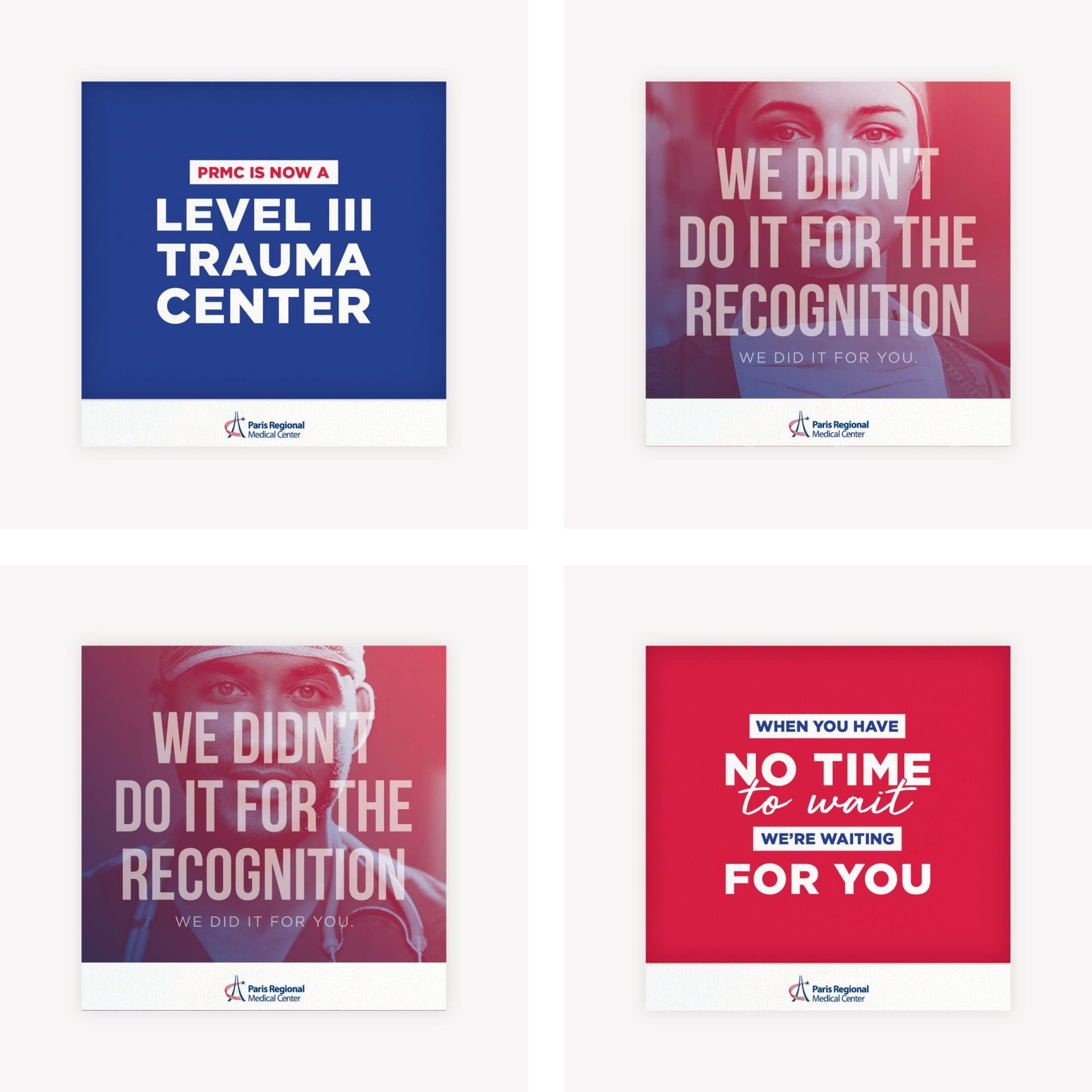 Paris Regional Medical Center - Branding Web Design