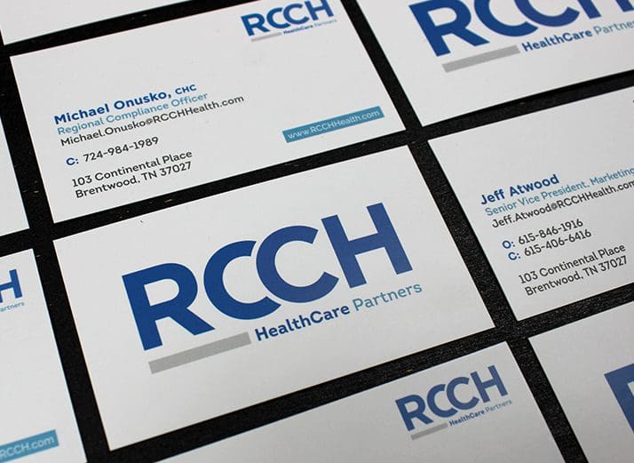 healthcare business card design