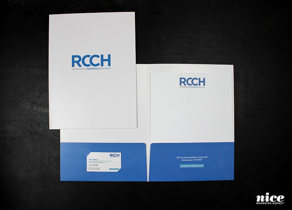 healthcare pocket folder design