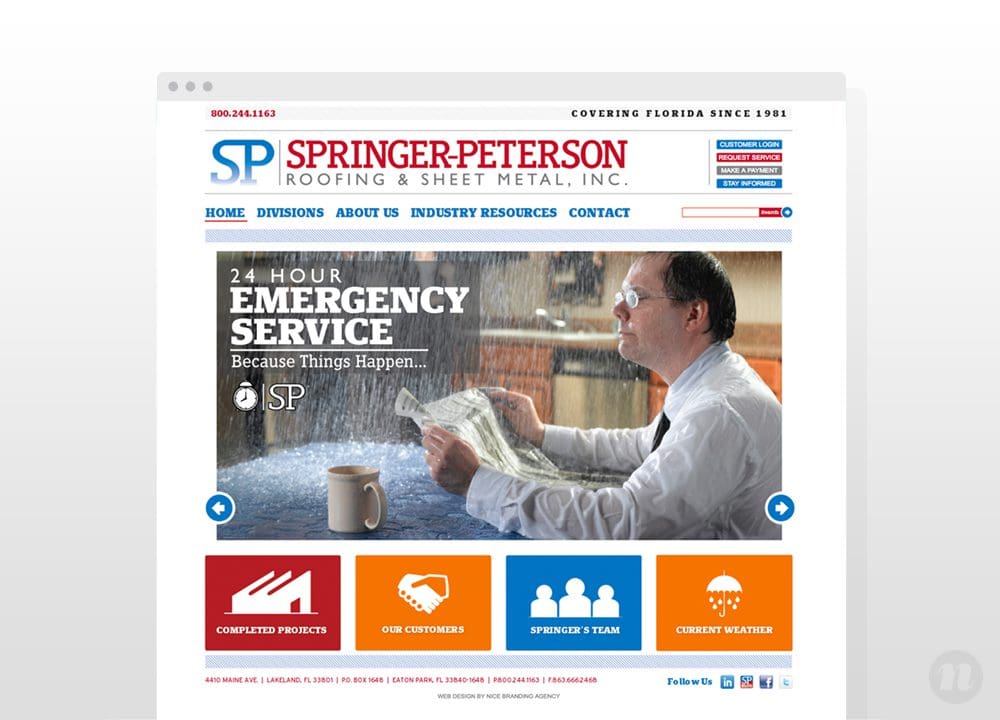 roofing company branding