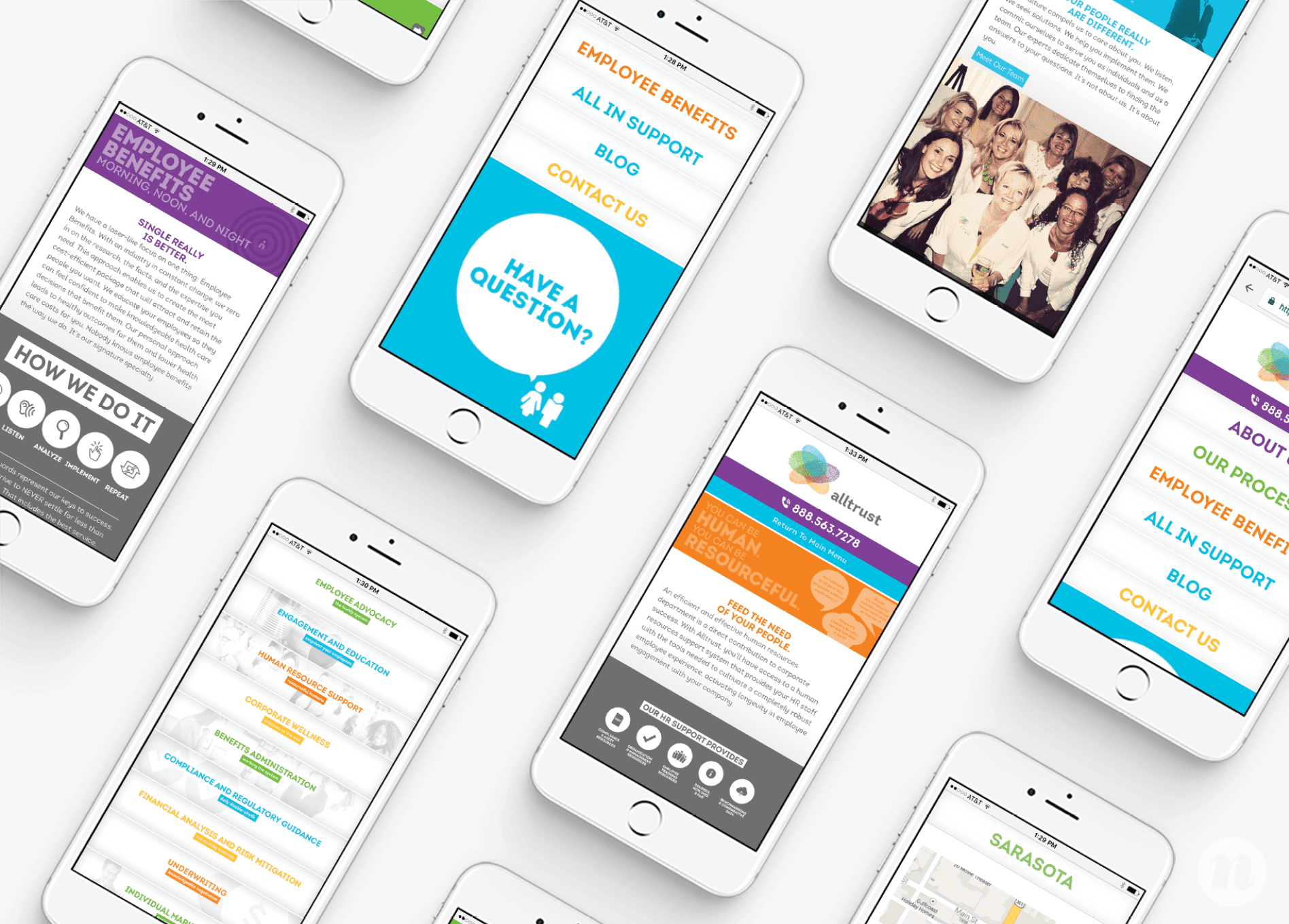 corporate responsive mobile friendly website
