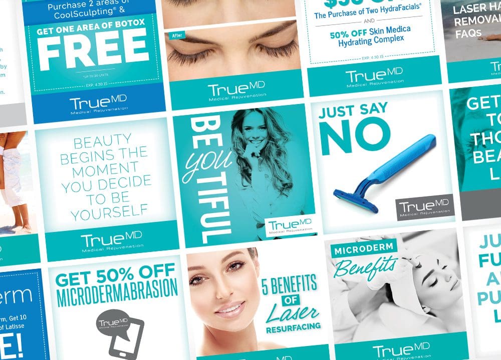 medspa social media design