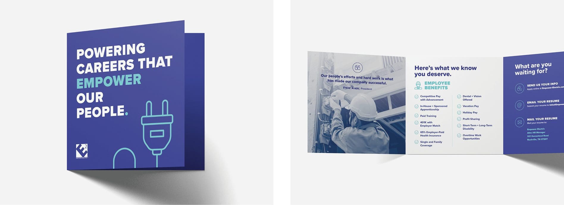 electric company graphic design