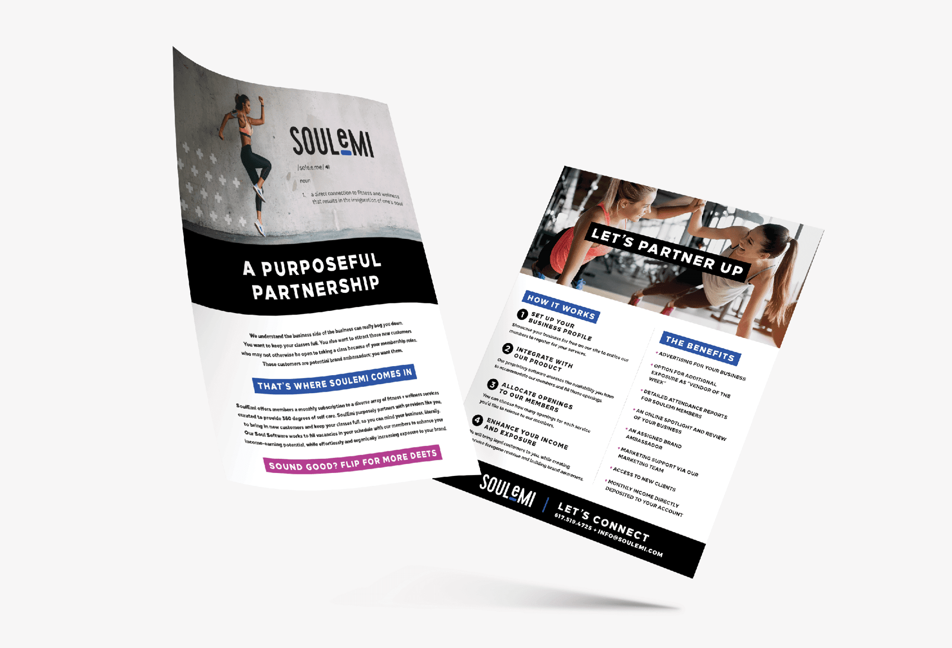 fitness flyer print design