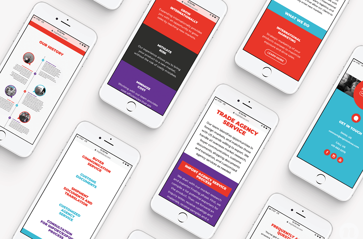 global mobile website design