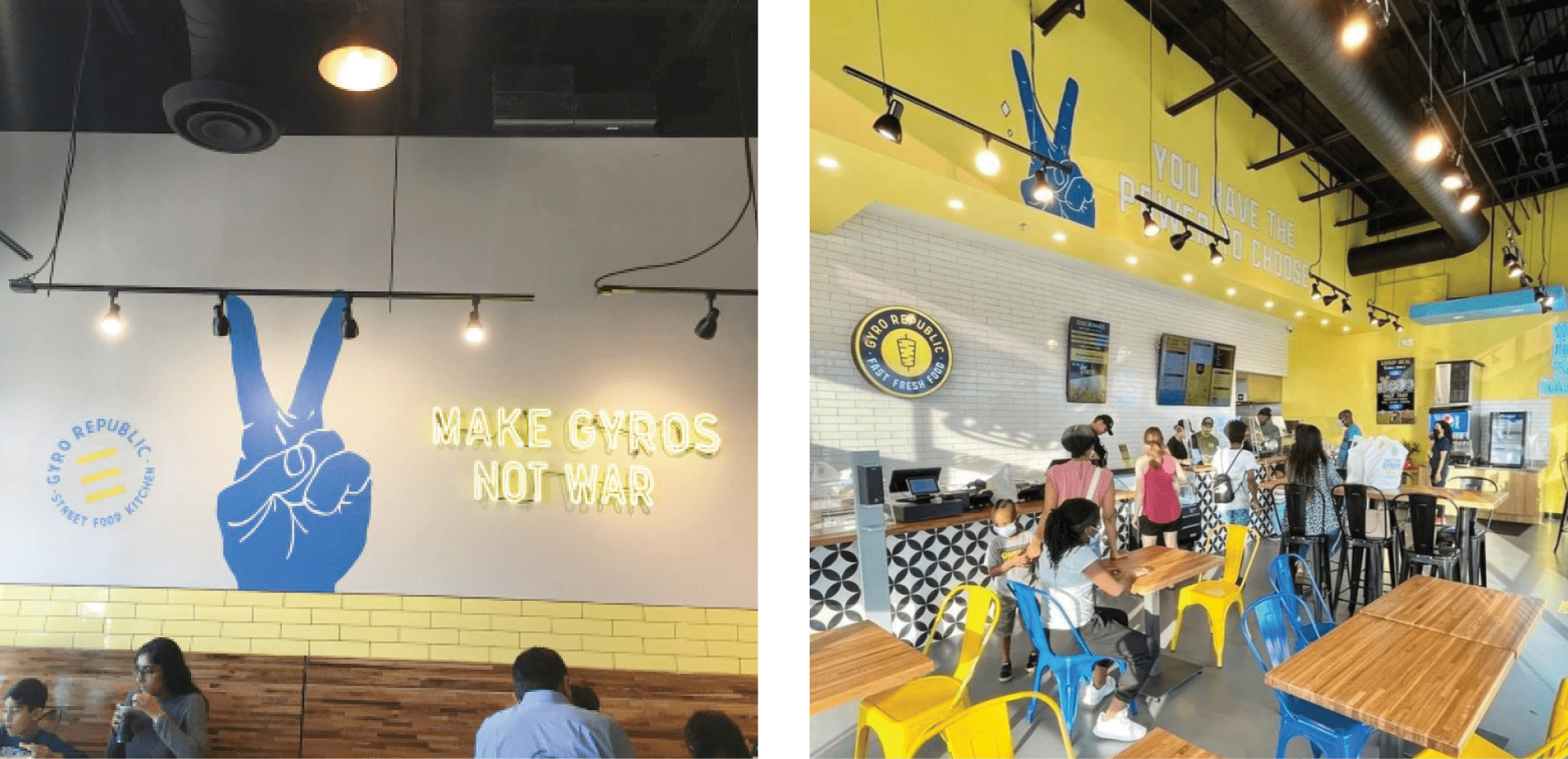 Gyro Republic - branding interior design