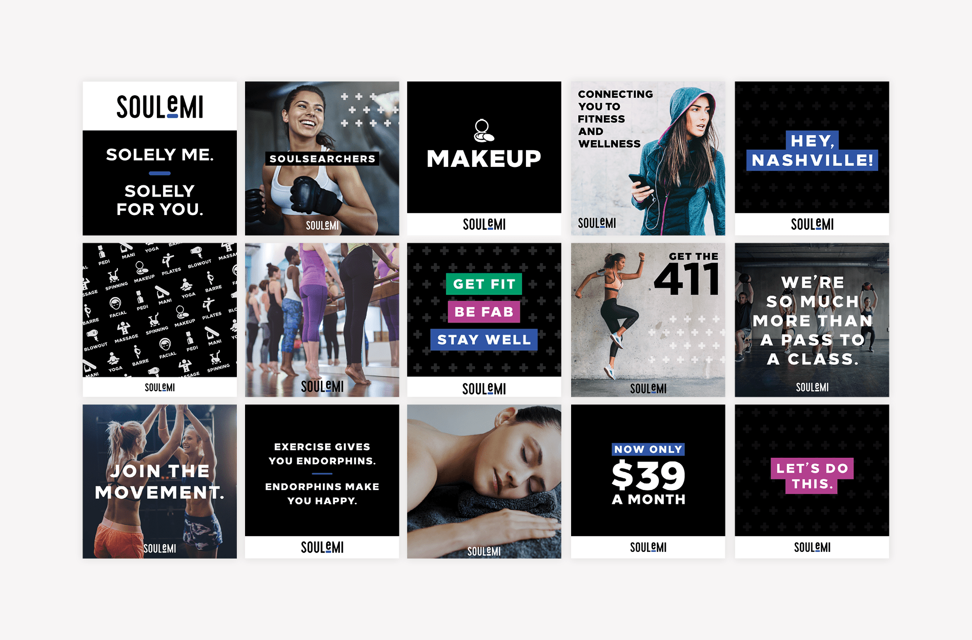 health fitness social media design