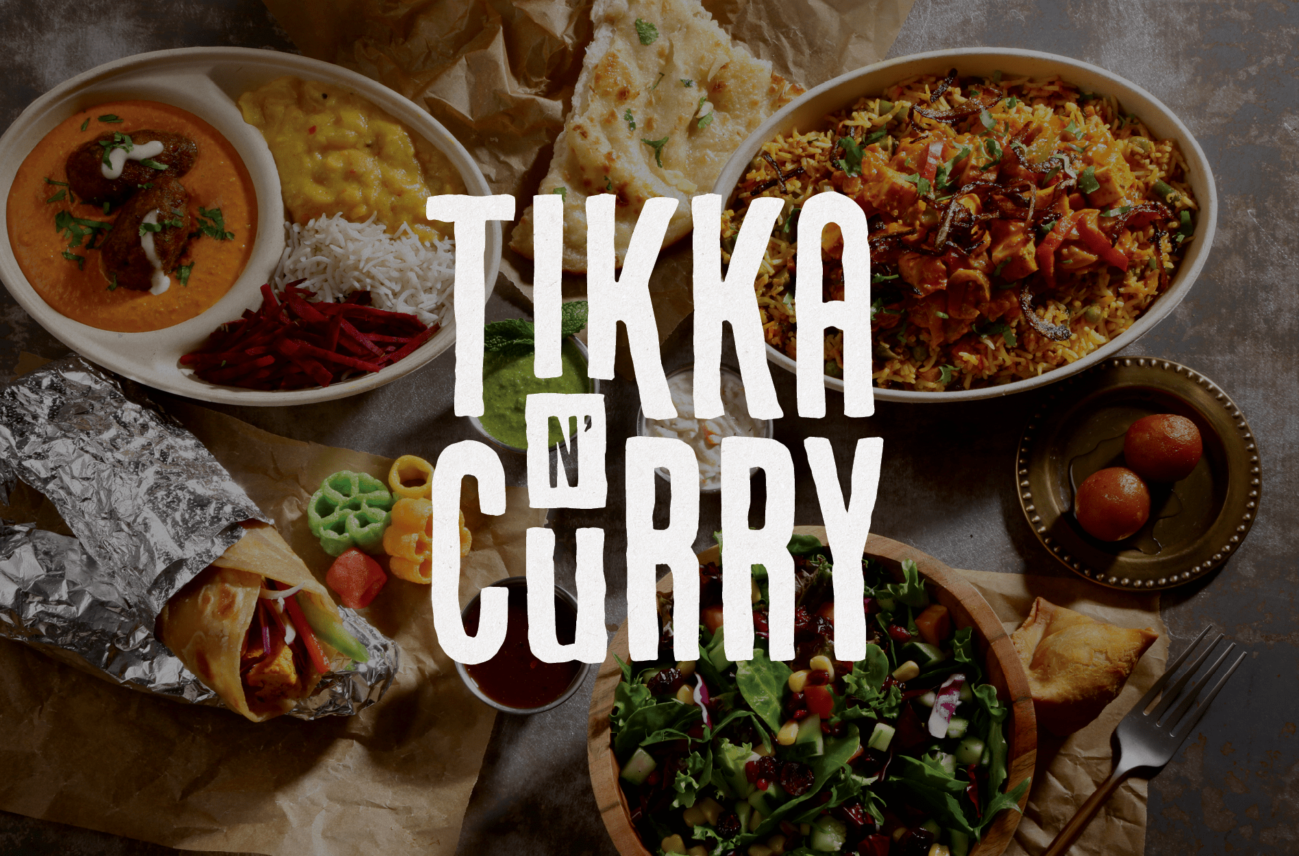 indian food restaurant brand design