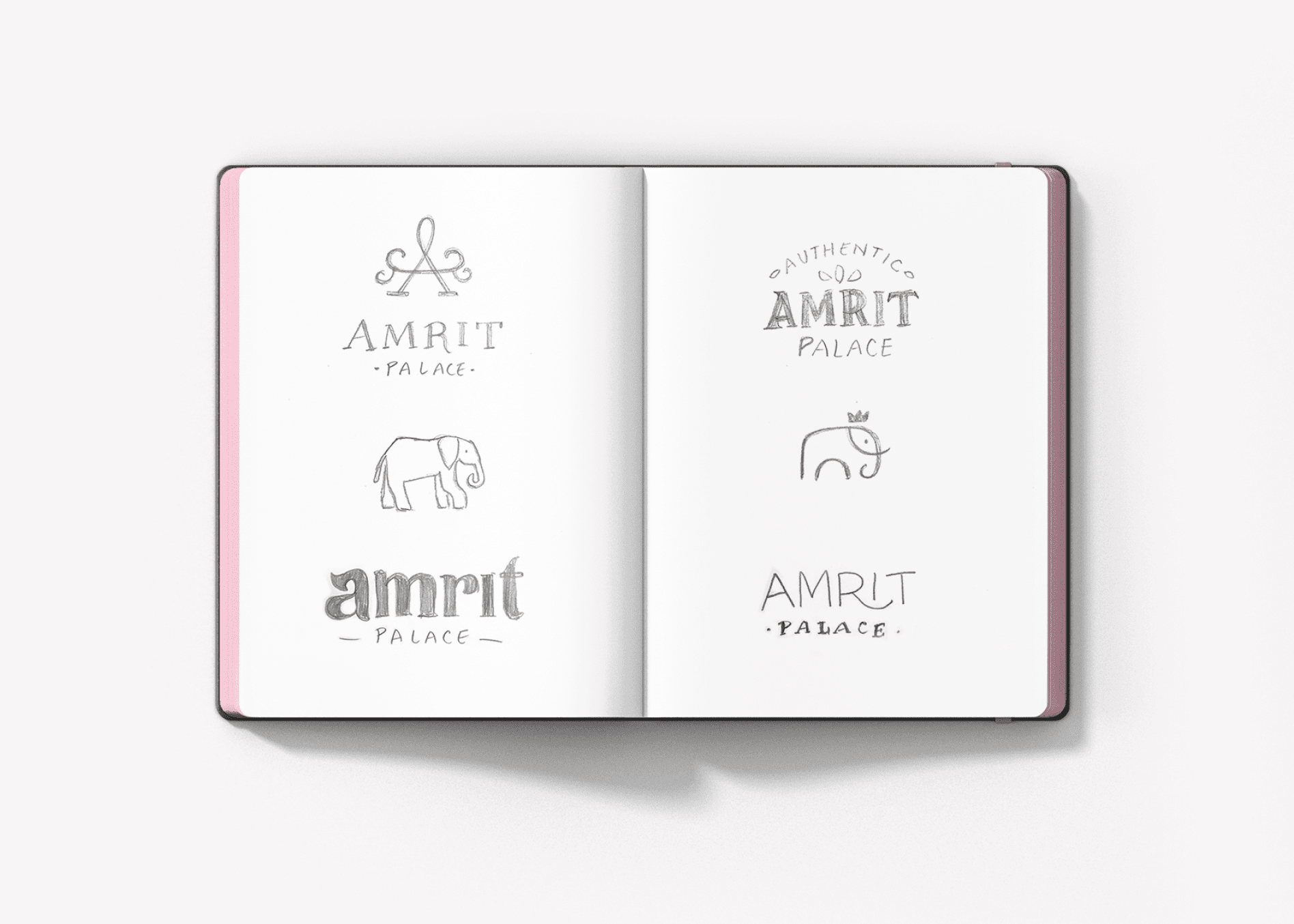 indian restaurant logo sketches