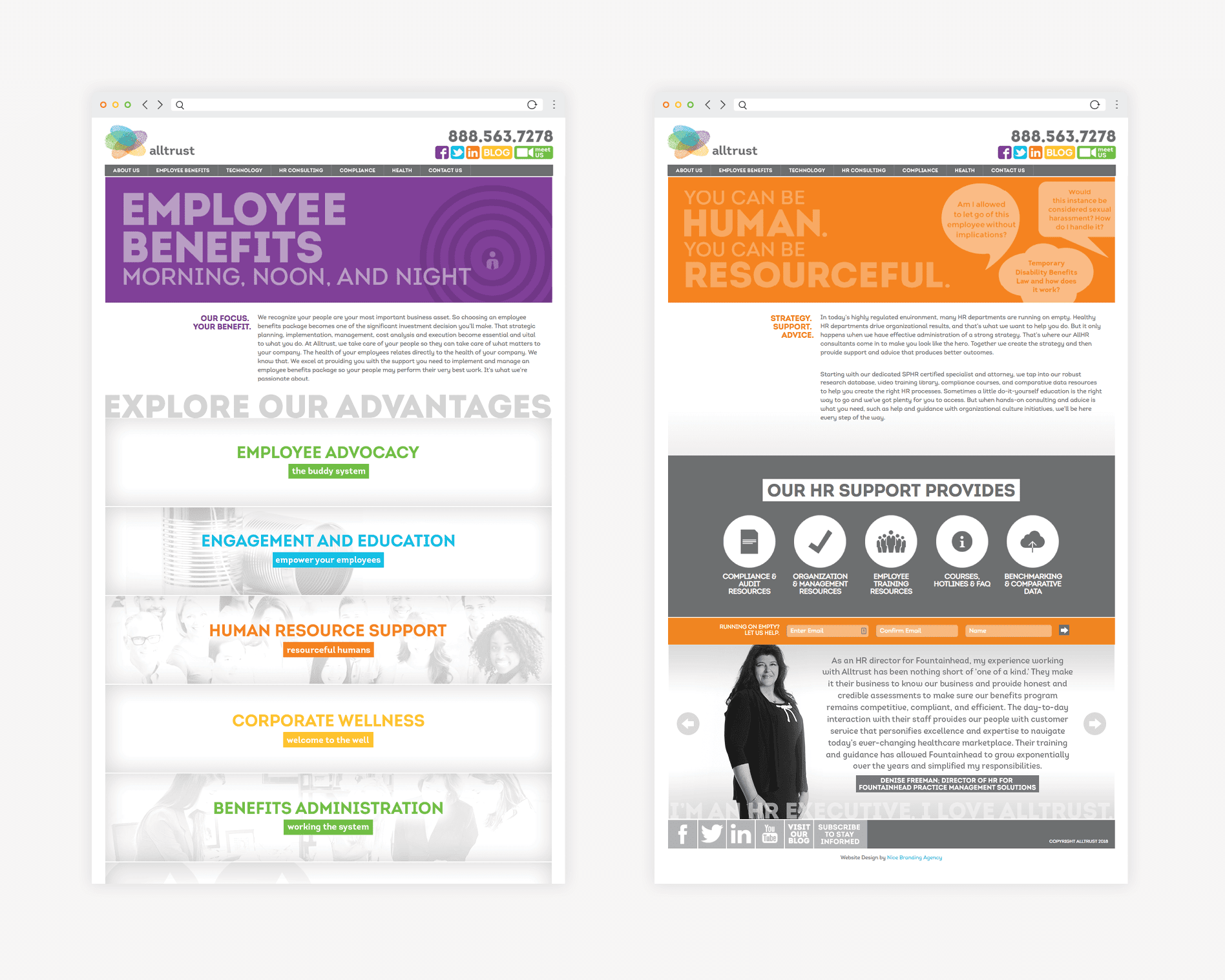 insurance responsive website design