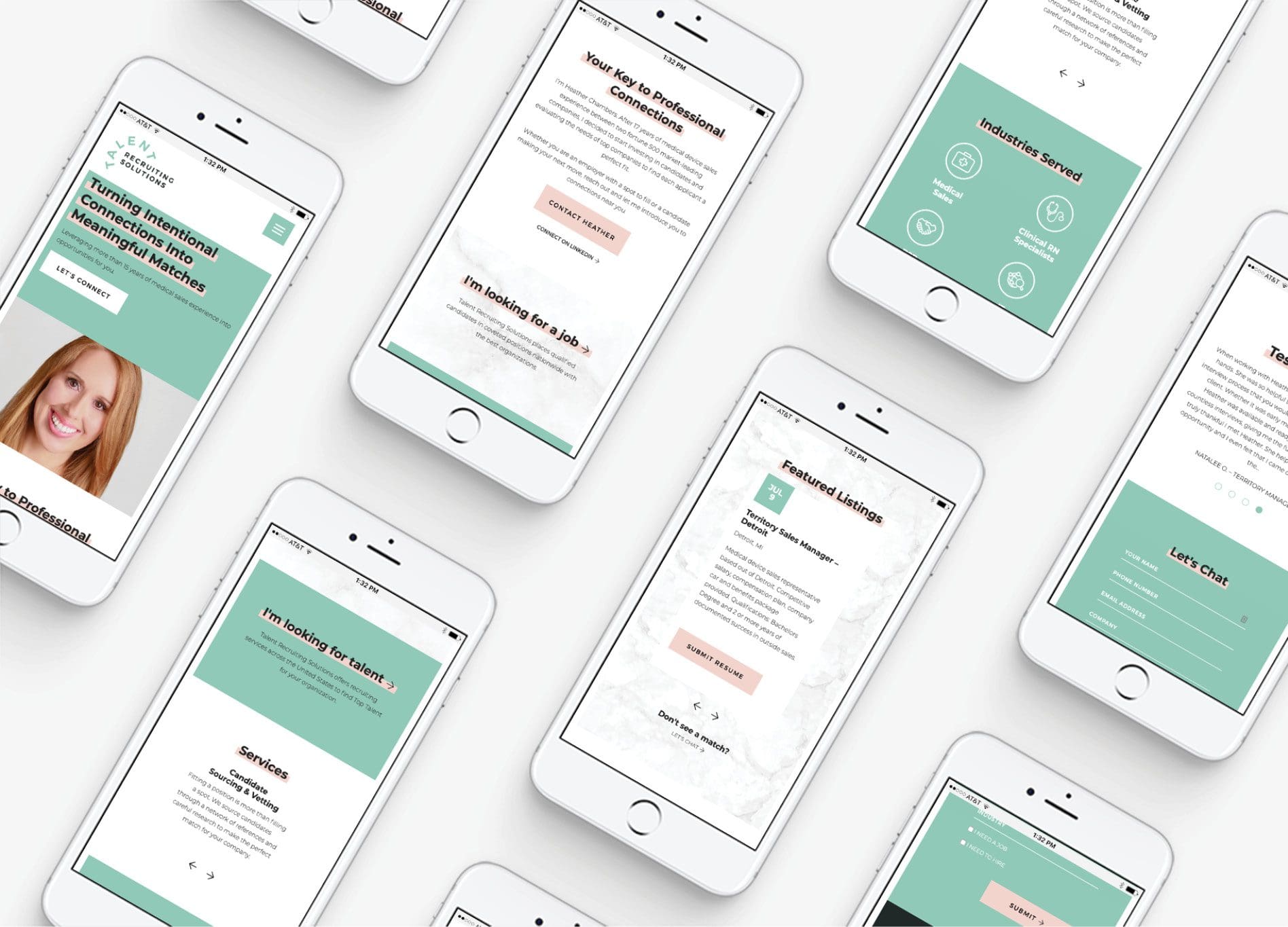 job recruiter website design