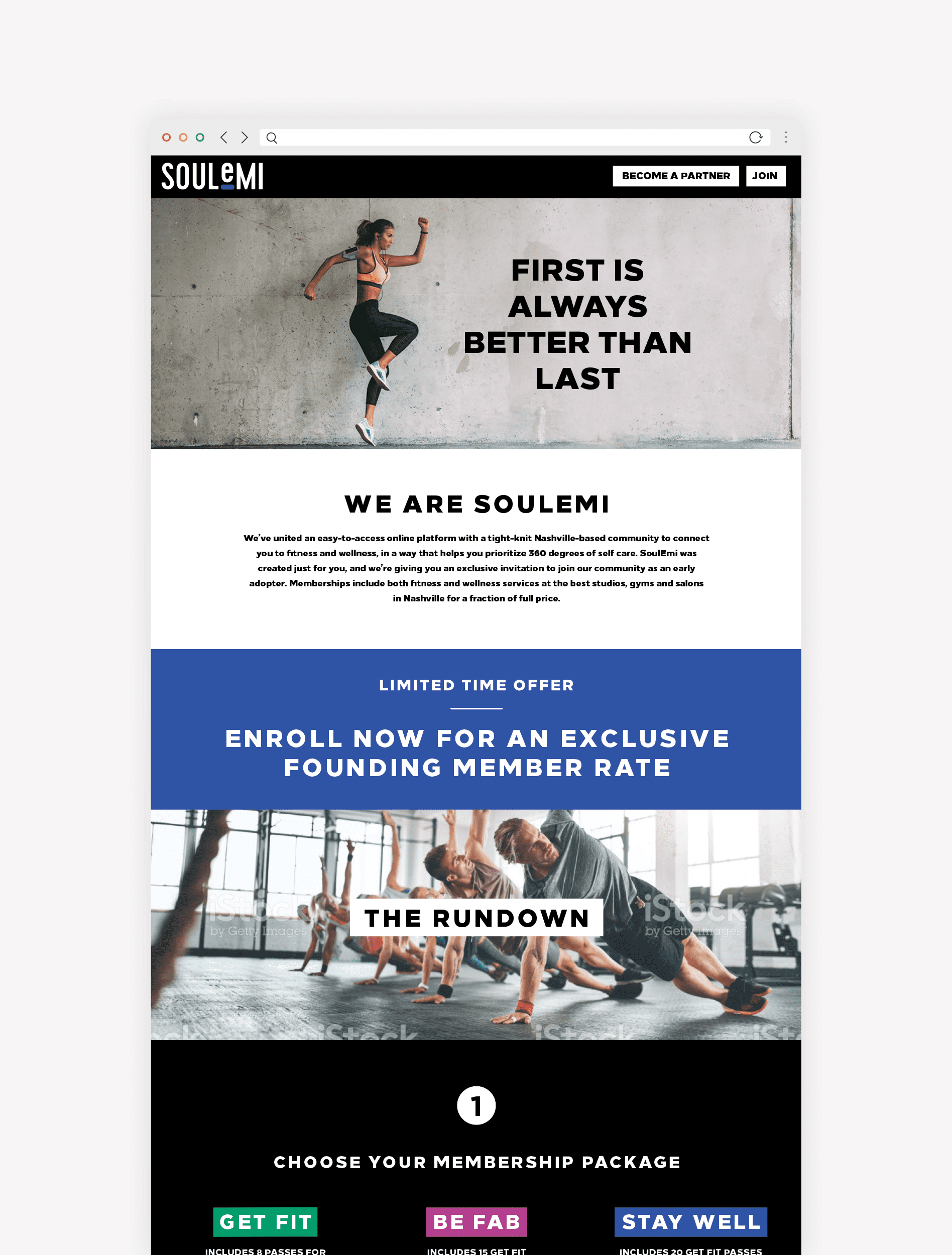 landing page graphic design