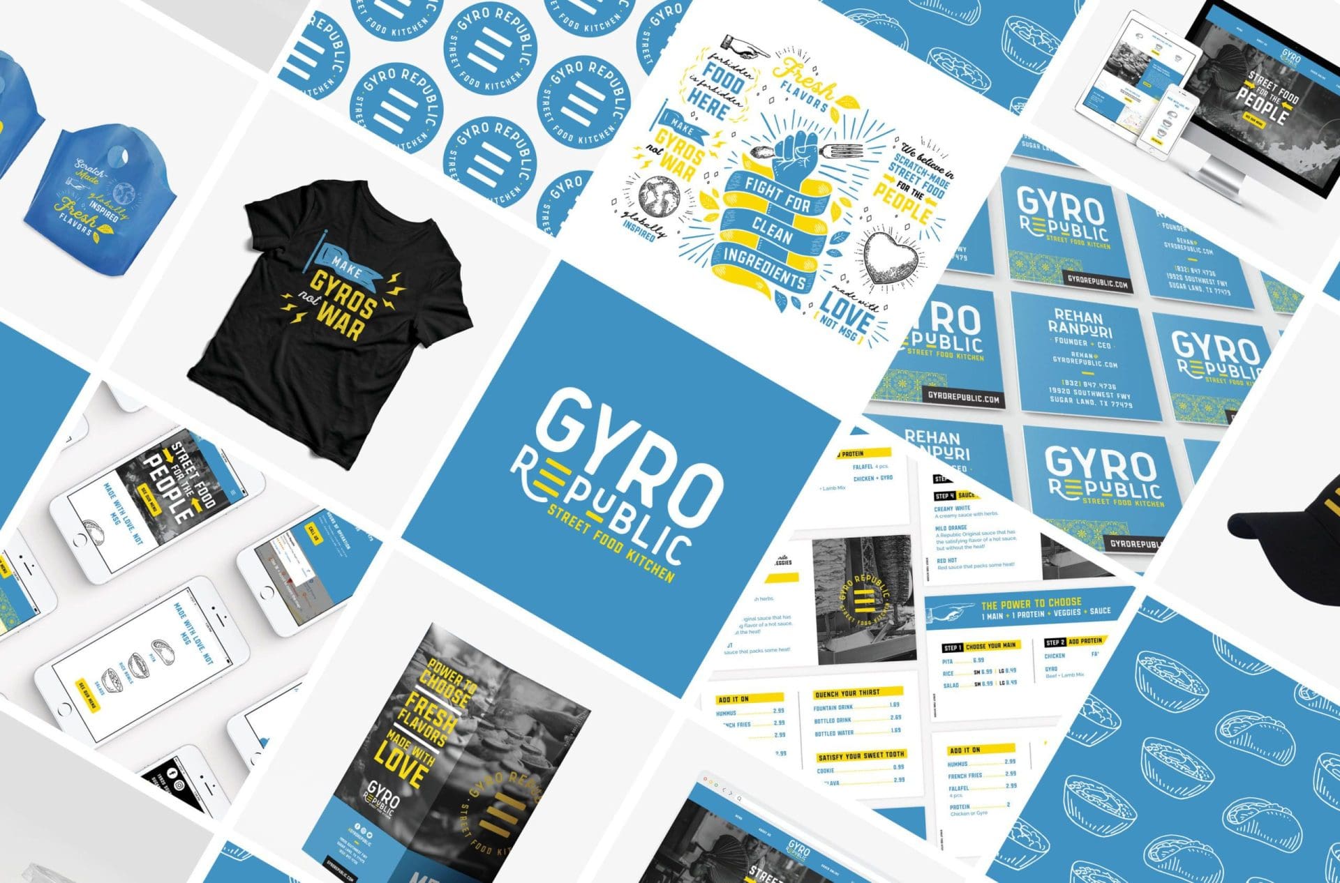 greek restaurant brand design