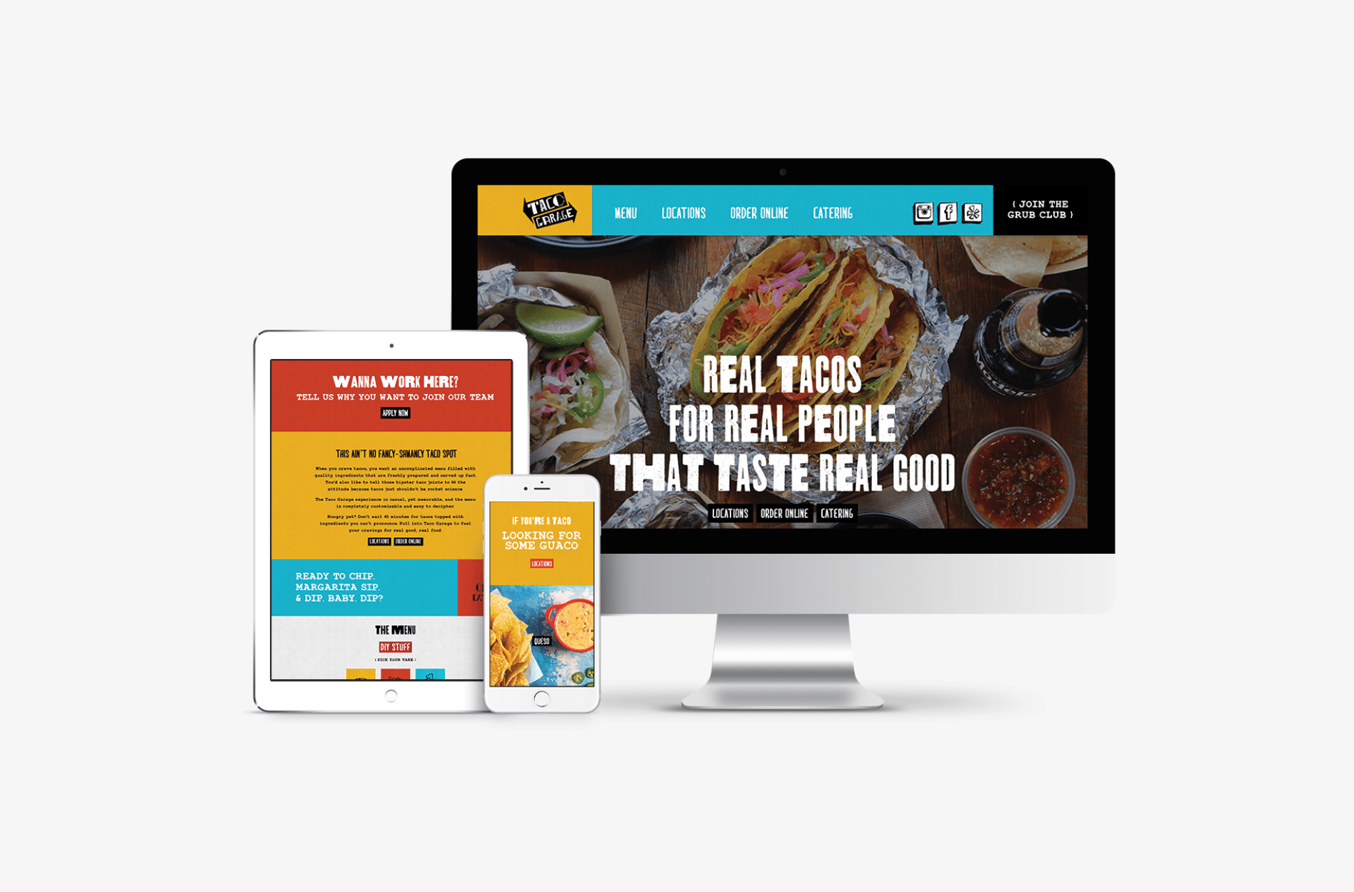 restaurant responsive website development