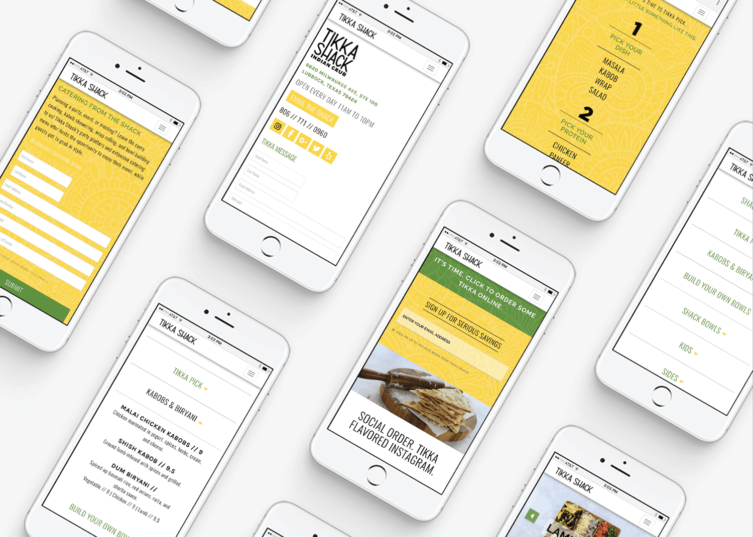 tikka mobile friendly website design