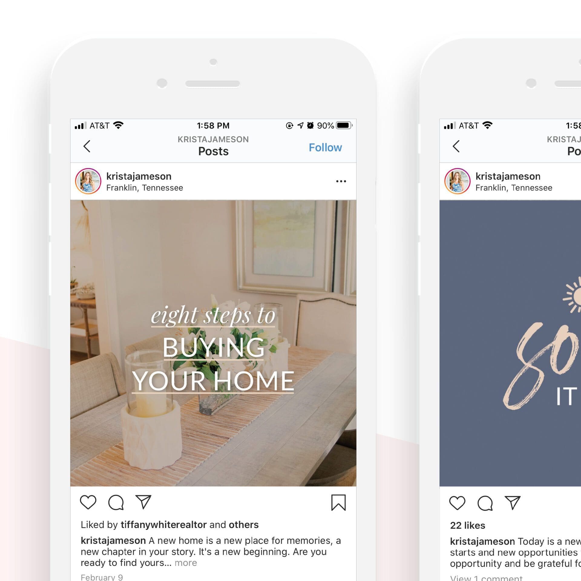 Social Pack Page Realtor Captions Phone 1