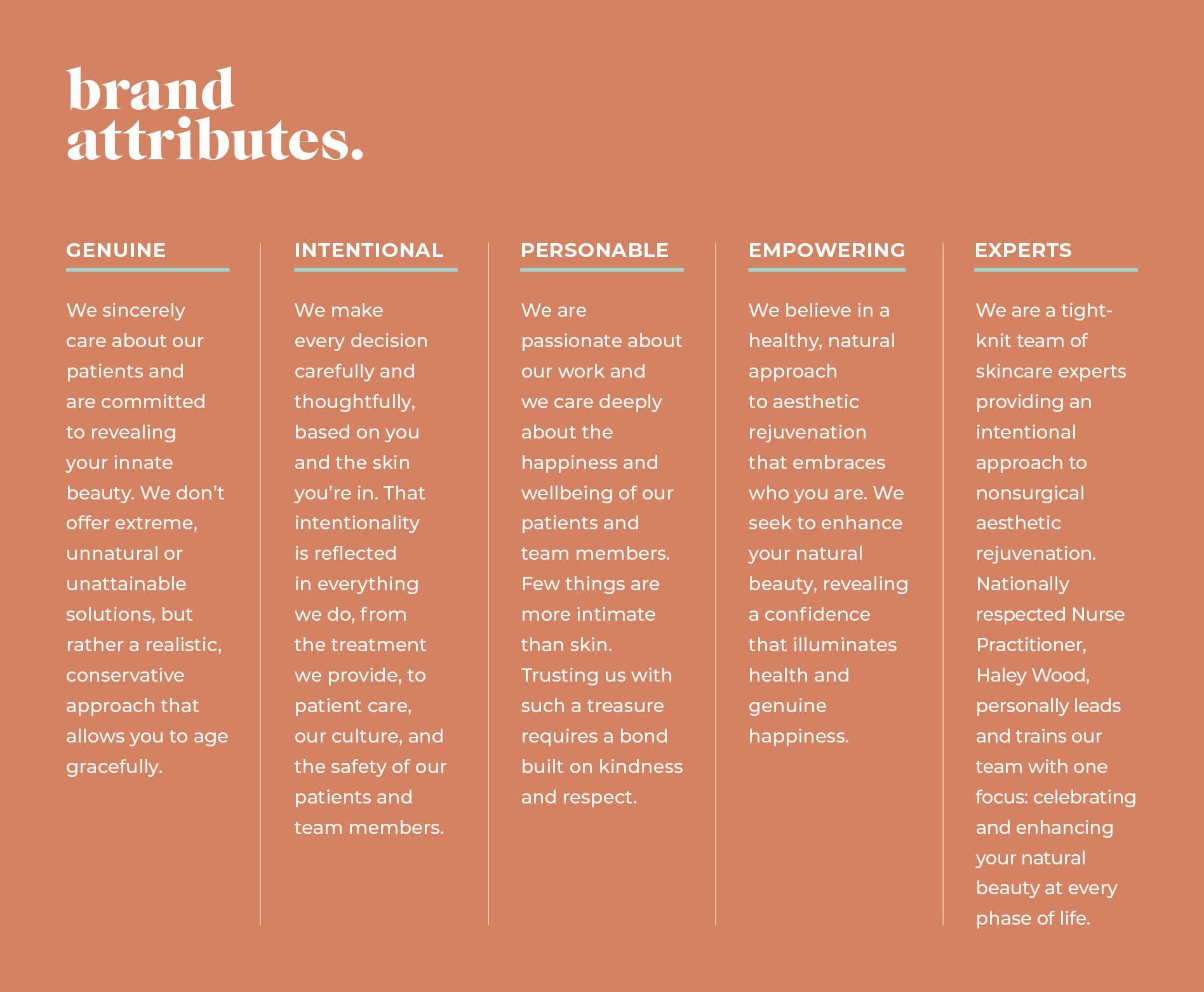Branding Attributes for Creative Development